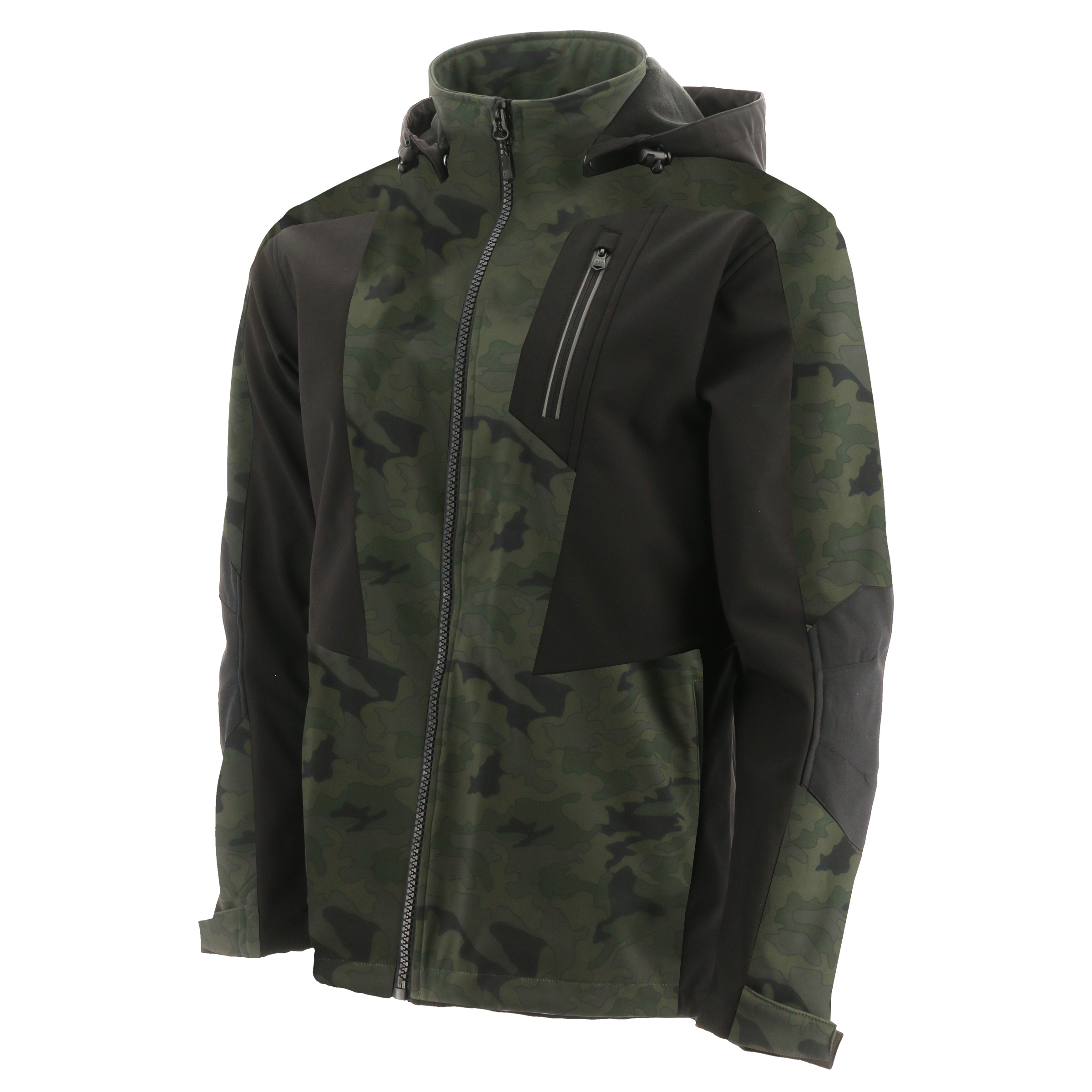 Caterpillar Clothing South Africa - Cat Men's Triton Soft Shell Jackets Camo XP0579362